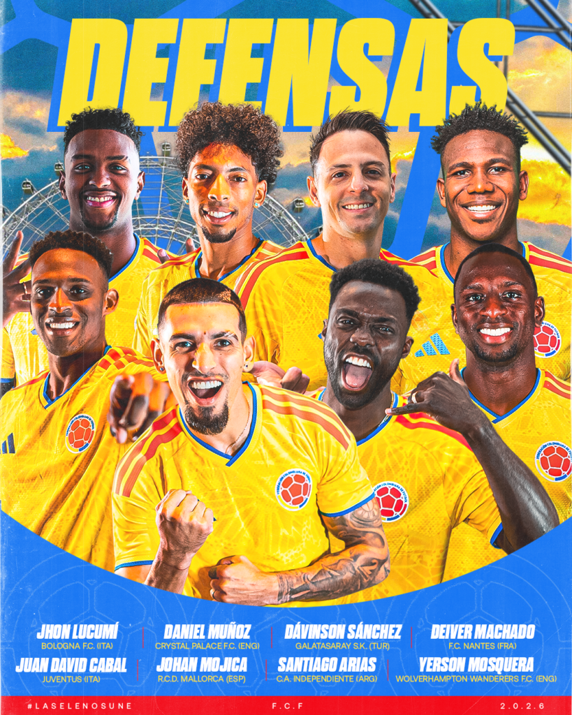 Convocado de Colombia para amistosos - Defensas