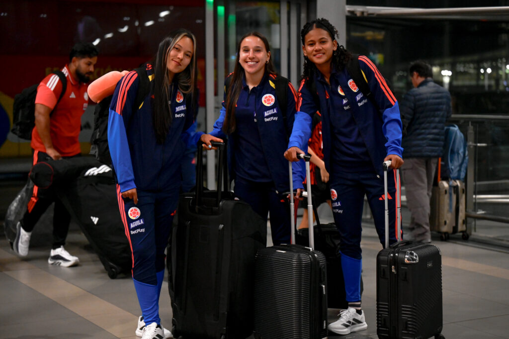 Jugadoras de la Selección Colombia femenina sub 20
